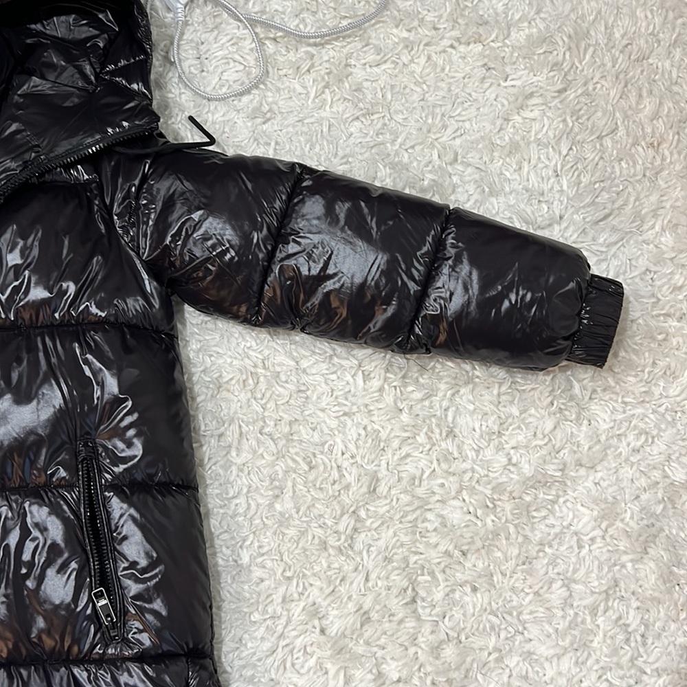 MICHAEL KORS High-Shine Puffer Long Jacket - Picture 2 of 12